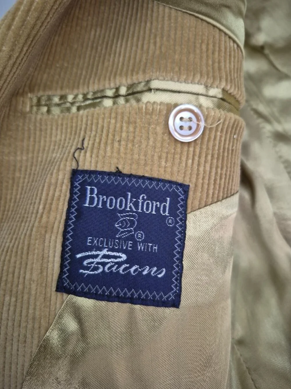 Vintage Brookford Corduroy Jacket – 36R – Made in Poland